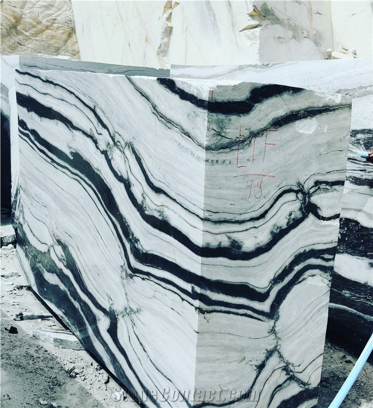 PapayaWhip Carrara Marble Slab thumbnail